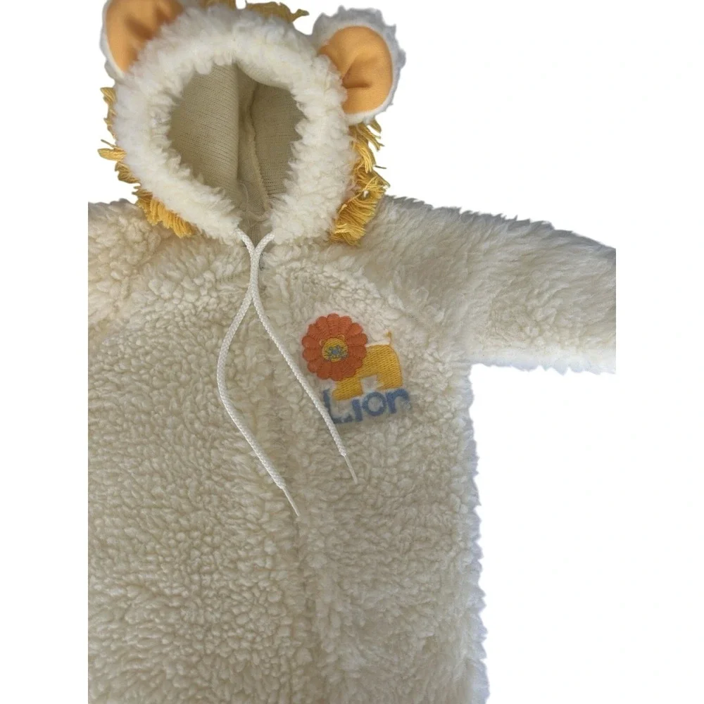Vintage Lion Baby Costume Size‎ 6 Months Halloween One Piece